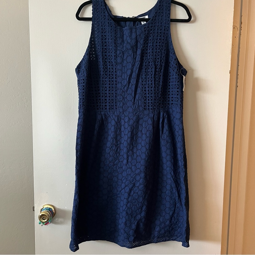 Old Navy Navy Blue Mini Dress